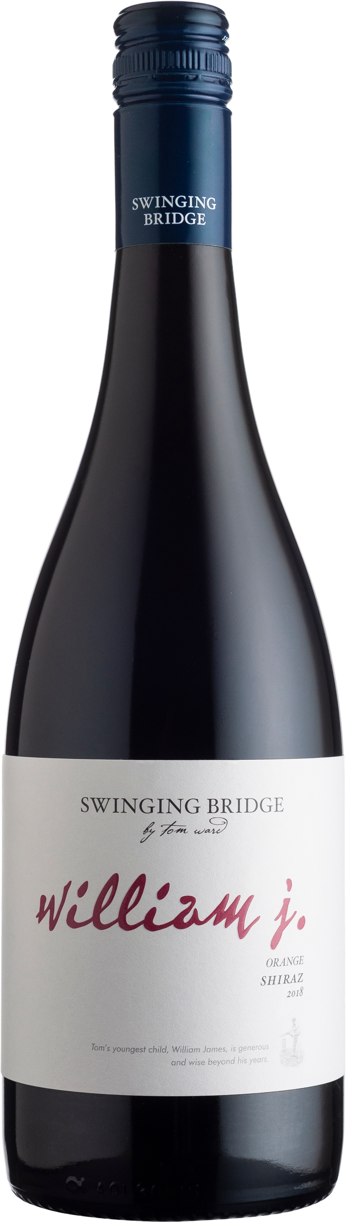 Swinging Bridge Tom Ward William J. Orange Shiraz 2018